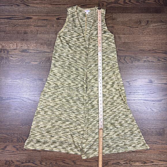 LuLaRoe Joy Vest Duster Womens Small Sleeveless Lightweight Boho Tank Long Flowy - Picture 4 of 7